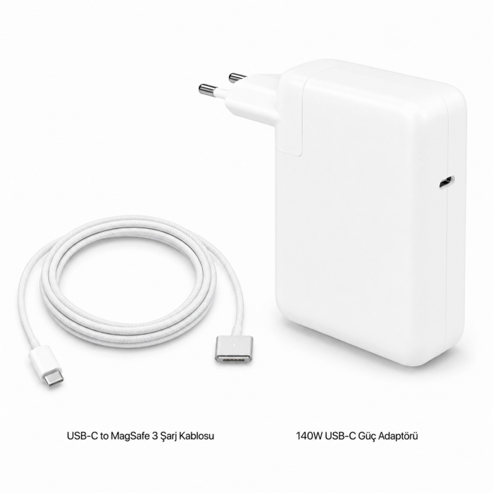 Apple MacBook Pro 140W USB-C Magsafe 3 Güç Adaptörü