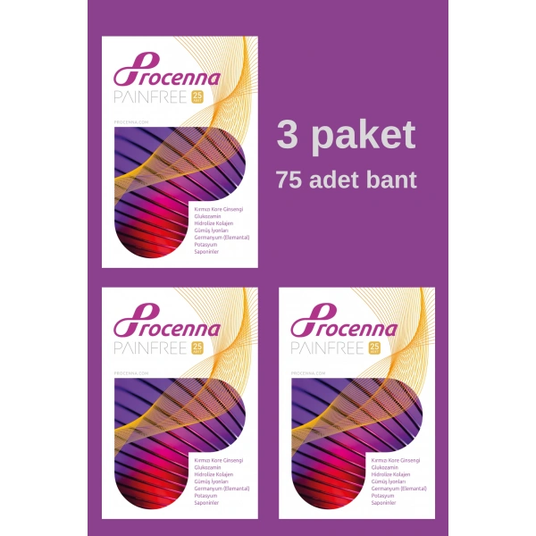 PainFree ağrı azaltıcı bant 3lü set