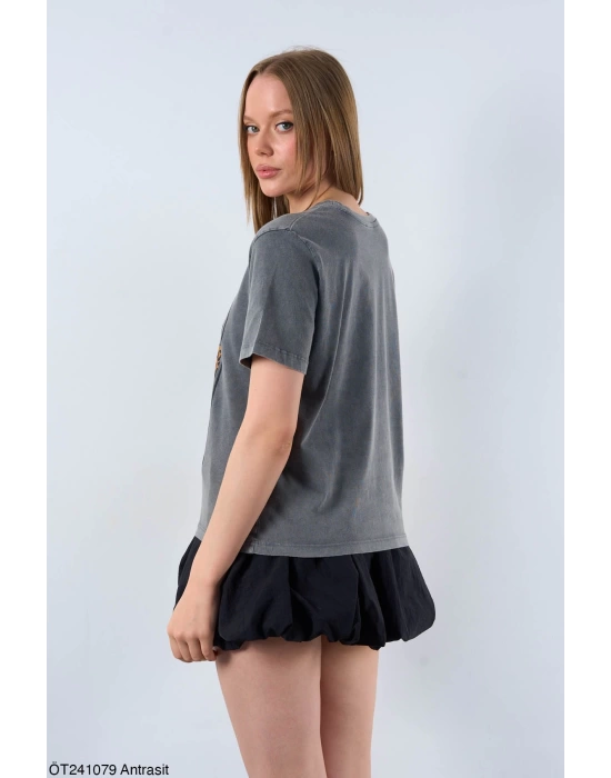 Baskılı VOGUE T-Shirt