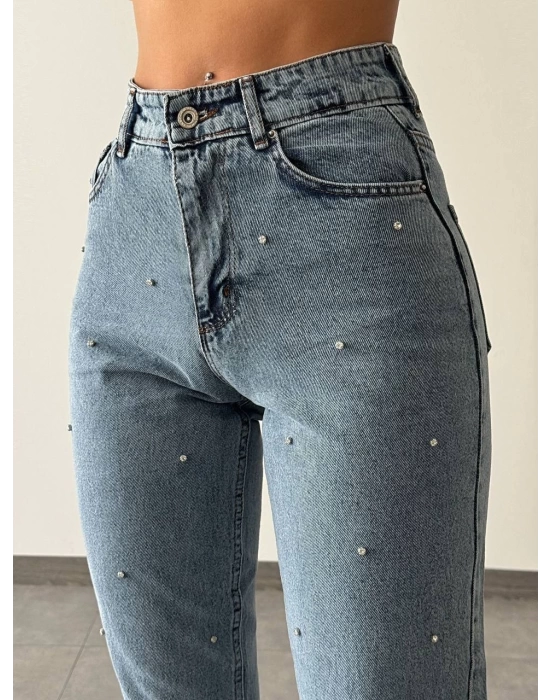 Beyoğlu Taşlı Boyfriend Jean