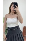 Poliviskon Şort Etek