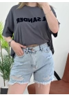 YIRTIK KOT ŞORT