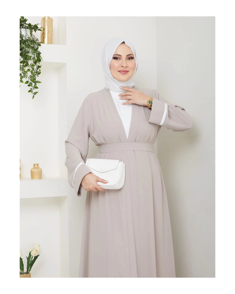 KADIN TESETTÜR ELBİSE İKİLİ ABAYA TAKIM BRJ