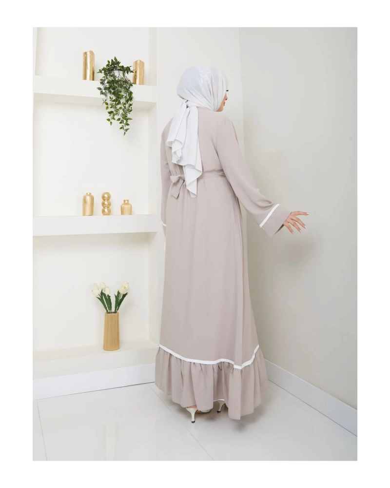 KADIN TESETTÜR ELBİSE İKİLİ ABAYA TAKIM BRJ