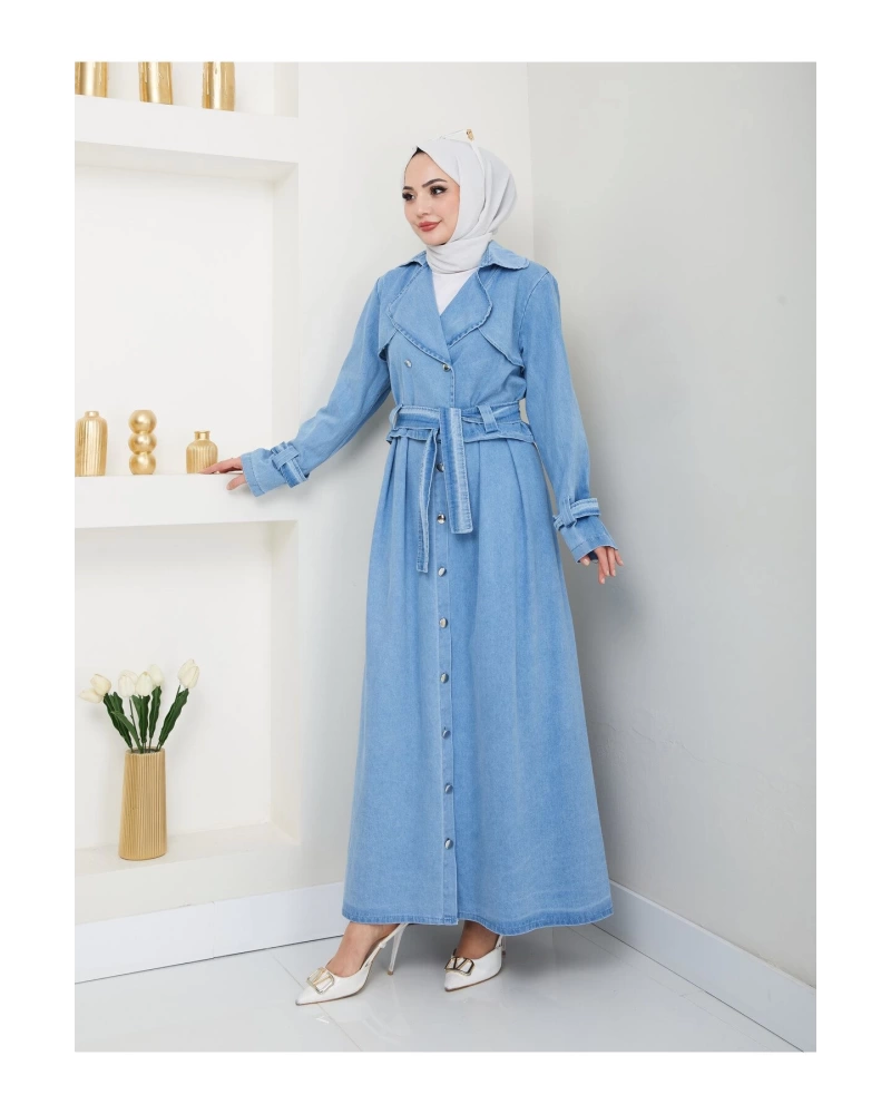 ETEKLİ CEKETL AÇİK KOT TESETTÜR TAKIM