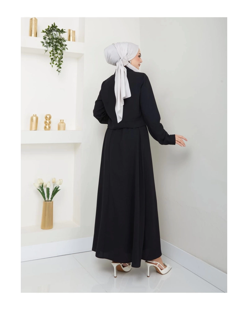 ETEKLI CEPLE FERMELI CEKETLI  TESETTÜR TAKIM SİYAH