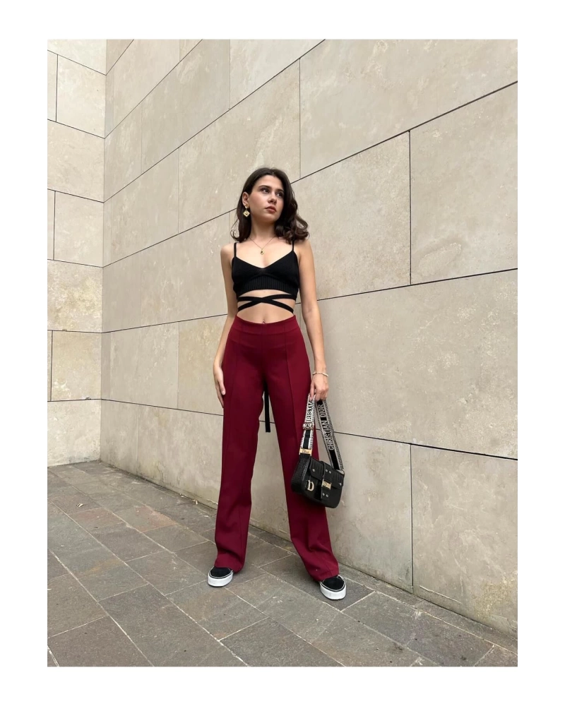KADIN KUŞAKLI BLAZER CEKET PANTOLON TAKIM ASTARLİ