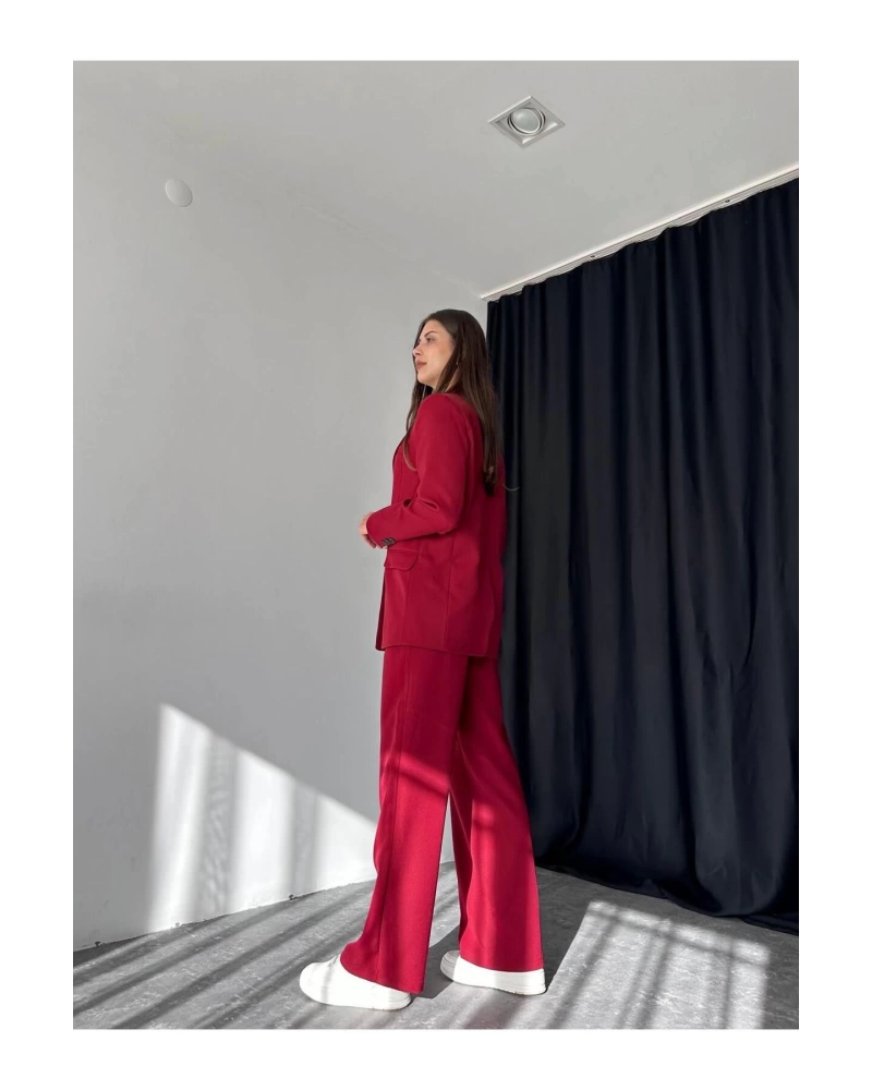 KADIN OVERSİZE CEKET PANTOLON TAKIM ASTARLİ