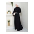 KADIN TESETTÜR NAKİŞLİ ELBİSE BALAMALI