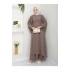 UZUN TAKIM 120CM BOY ÖNDEN YIRTMAÇLI KOLU PİLİSELİ PANTOLON TAKIM 840