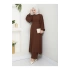 UZUN TAKIM 120CM BOY ÖNDEN YIRTMAÇLI KOLU PİLİSELİ PANTOLON TAKIM 840