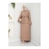 ETEKLI PİLİSELİ DETAYLI TESETTÜR TAKIM