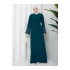 KOLU TAŞLİ ABAYA TESETTÜR GIYIM KADIN FERACE ELBISE