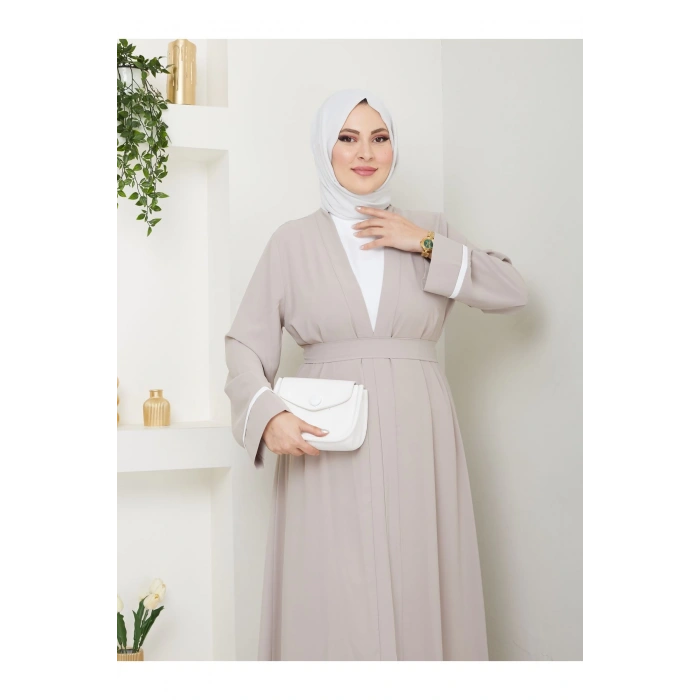 KADIN TESETTÜR ELBİSE İKİLİ ABAYA TAKIM BRJ