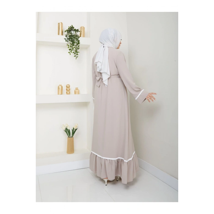 KADIN TESETTÜR ELBİSE İKİLİ ABAYA TAKIM BRJ