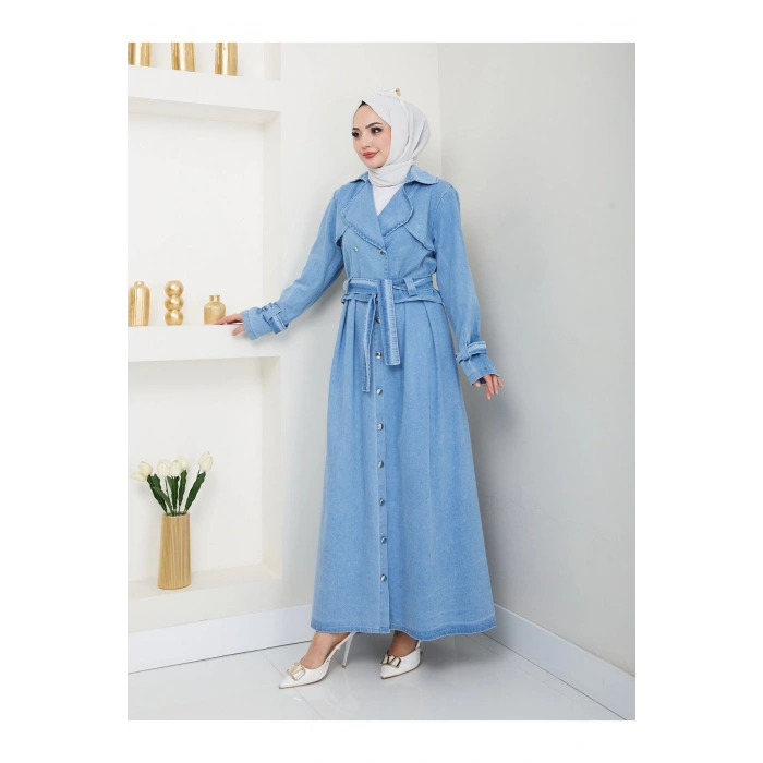 ETEKLİ CEKETL AÇİK KOT TESETTÜR TAKIM