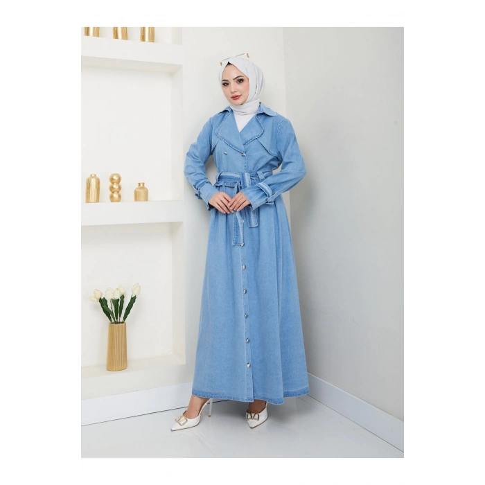 ETEKLİ CEKETL AÇİK KOT TESETTÜR TAKIM