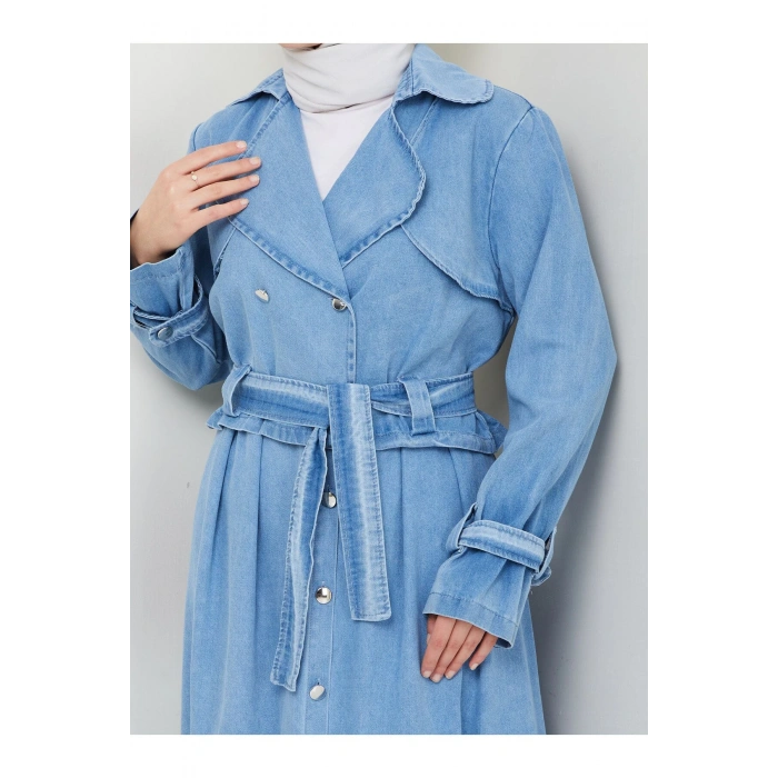 ETEKLİ CEKETL AÇİK KOT TESETTÜR TAKIM