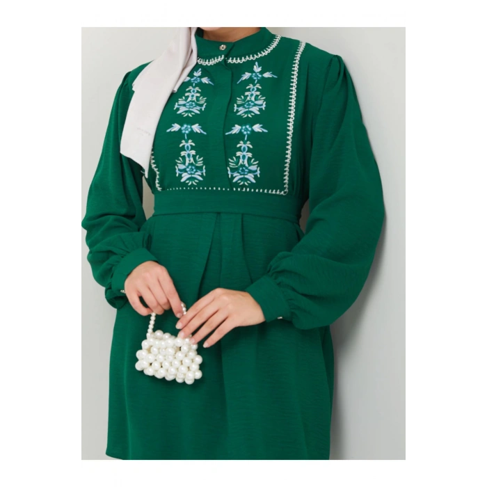 NAKIŞLI AYROBİN TESETTÜR TAKIM 637 ZÜMRÜT