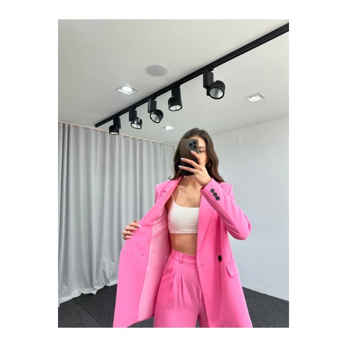 KADIN OVERSİZE CEKET PANTOLON TAKIM ASTARLİ