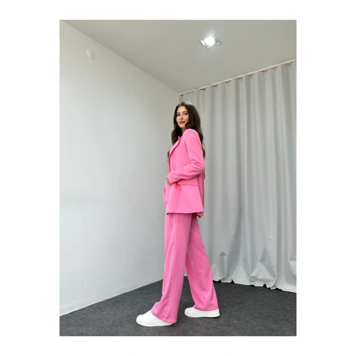 KADIN OVERSİZE CEKET PANTOLON TAKIM ASTARLİ