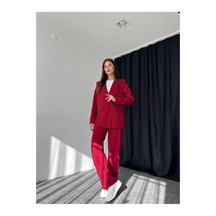 KADIN OVERSİZE CEKET PANTOLON TAKIM ASTARLİ