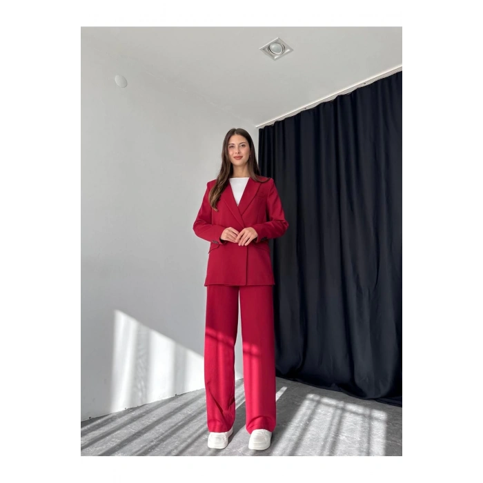 KADIN OVERSİZE CEKET PANTOLON TAKIM ASTARLİ