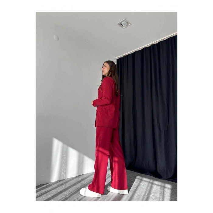 KADIN OVERSİZE CEKET PANTOLON TAKIM ASTARLİ