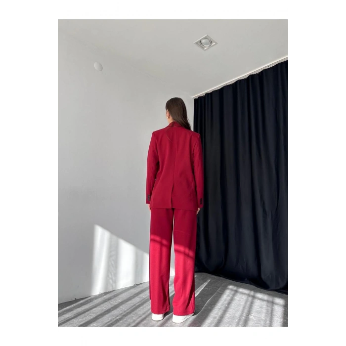 KADIN OVERSİZE CEKET PANTOLON TAKIM ASTARLİ