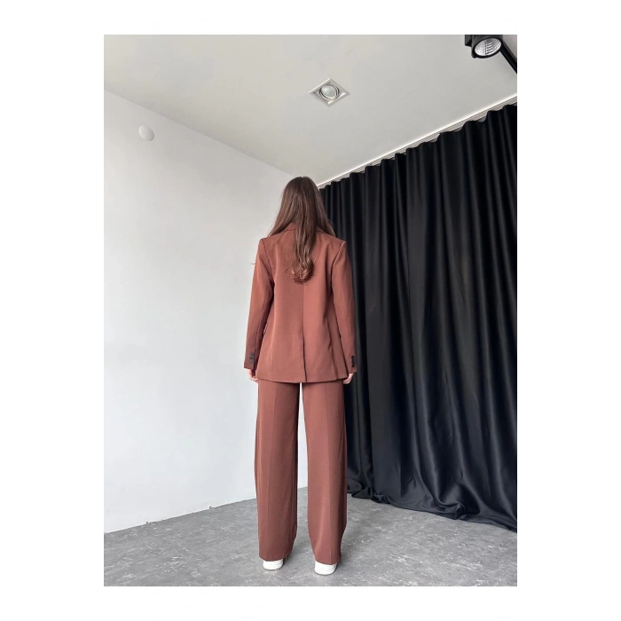 KADIN OVERSİZE CEKET PANTOLON TAKIM ASTARLİ