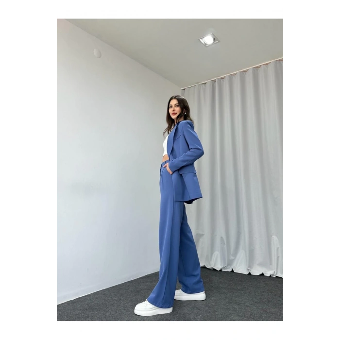 KADIN OVERSİZE CEKET PANTOLON TAKIM ASTARLİ