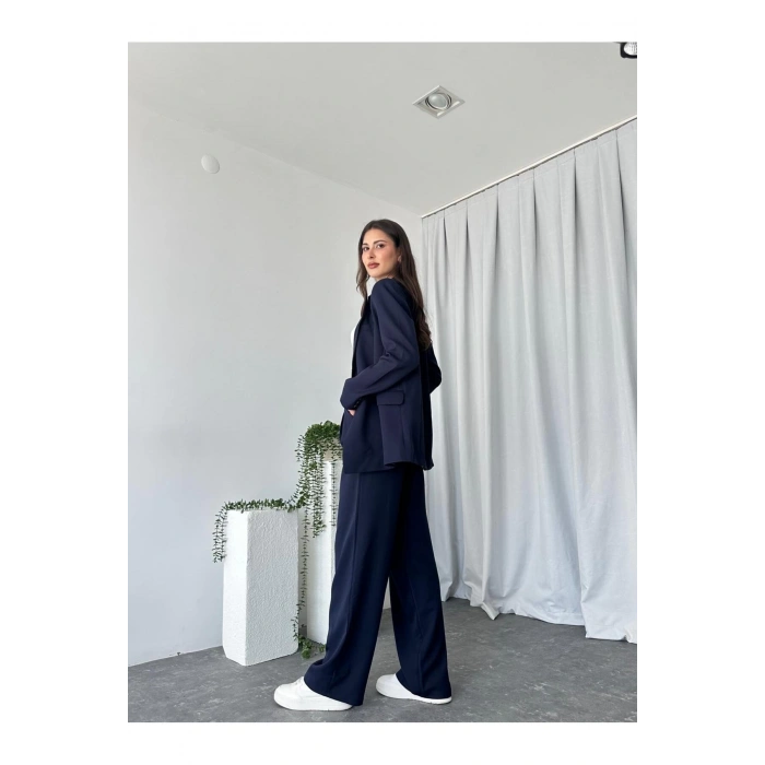 KADIN OVERSİZE CEKET PANTOLON TAKIM ASTARLİ