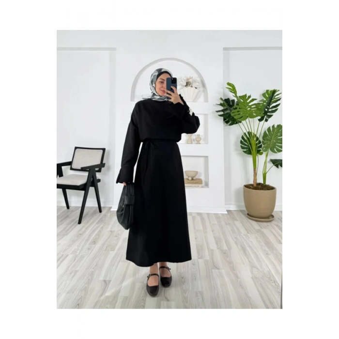 KETEN ETEKLİ TAKIM KOLLARI İPLİ TEK KOLU ETİKET DETAYLI