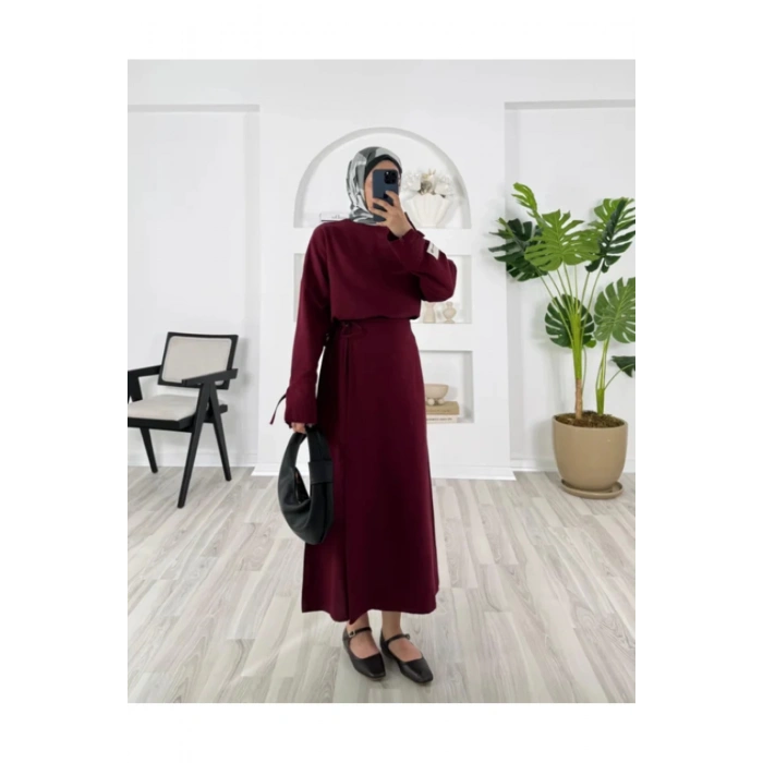 KETEN ETEKLİ TAKIM KOLLARI İPLİ TEK KOLU ETİKET DETAYLI