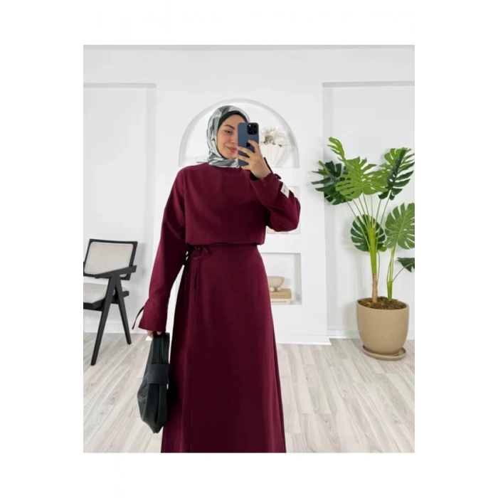 KETEN ETEKLİ TAKIM KOLLARI İPLİ TEK KOLU ETİKET DETAYLI