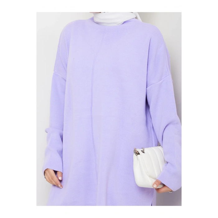 KADIN TRİKO TAKIM YARIM BALIKÇI YAKA PANTOLON KAZAK TAKIM