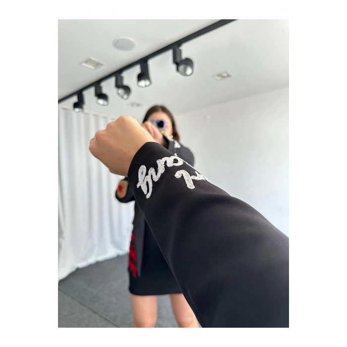 KADIN NAKIŞLI TASARIM CEKET