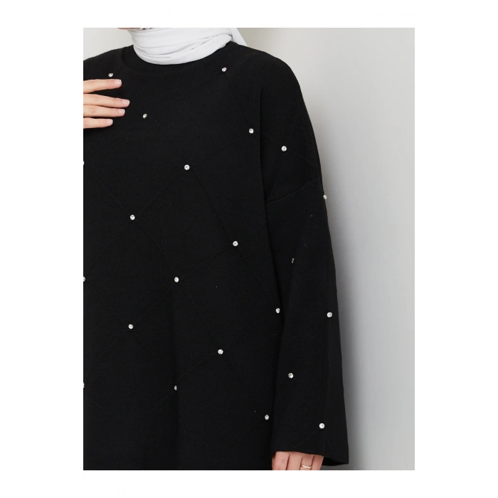 KADIN TAŞ DETAYLI TRİKO TAKIM