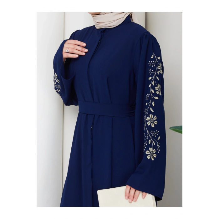 NAKŞLİ ABAYA TESETTÜR GIYIM KADIN FERACE ELBISE
