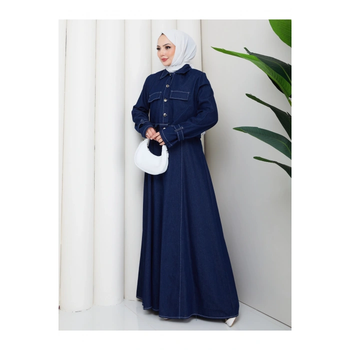 CEKET ELBİSE İKİLİ KOT TAKIM TESETTÜR İKİ PARŞA SİYAH