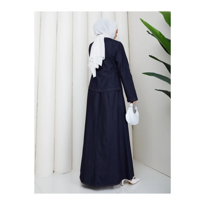 KOT TAKIM ÖUN ÇITÇITLI ETEKLI TESETTÜR KOT TAKIM