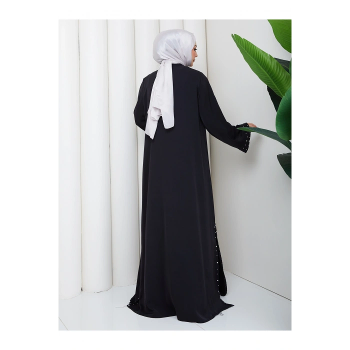 KADIN FAYA İKİLİ ABAYA TULUM TAKIM İNCİLİ