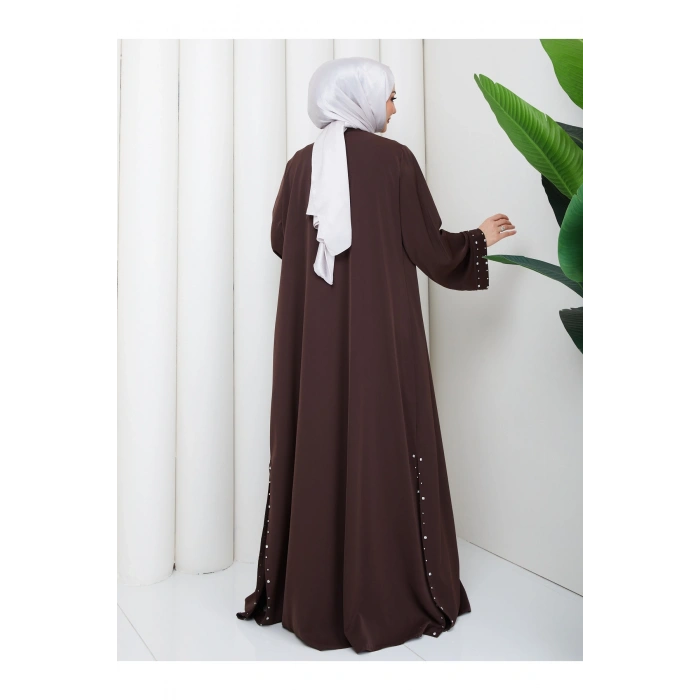 KADIN FAYA İKİLİ ABAYA TULUM TAKIM İNCİLİ