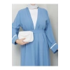 KADIN TESETTÜR ELBİSE İKİLİ ABAYA TAKIM MAVİ