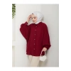 DÜZ JESİCA GÖMLEK STANDERT BEDEN UZUN KOL 2510 BORDO