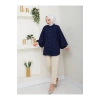 DÜZ JESİCA GÖMLEK STANDERT BEDEN UZUN KOL 2510 LACİVERT