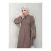 Taşli̇ Abaya Tesettür Giyim Kadin Ferace Elbise Vi̇zon