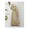 UZUN TRENCH 140 CM BOYUNDA TRENÇKOT MİNT