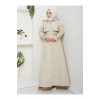UZUN TRENCH 140 CM BOYUNDA TRENÇKOT BEJ