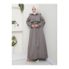UZUN TRENCH 140 CM BOYUNDA TRENÇKOT GRİ